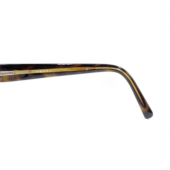 Prada VPR 02M ZXH-1O1 Brown Blue Tortoise Eyeglasses Frames 54-16 140 Italy - Picture 9 of 12